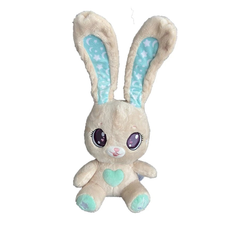 Peekapets Interaktive Bunny Plush (Sound & Light) - Mainan Anak Boneka Kelinci dengan Efek Suara & Lampu
