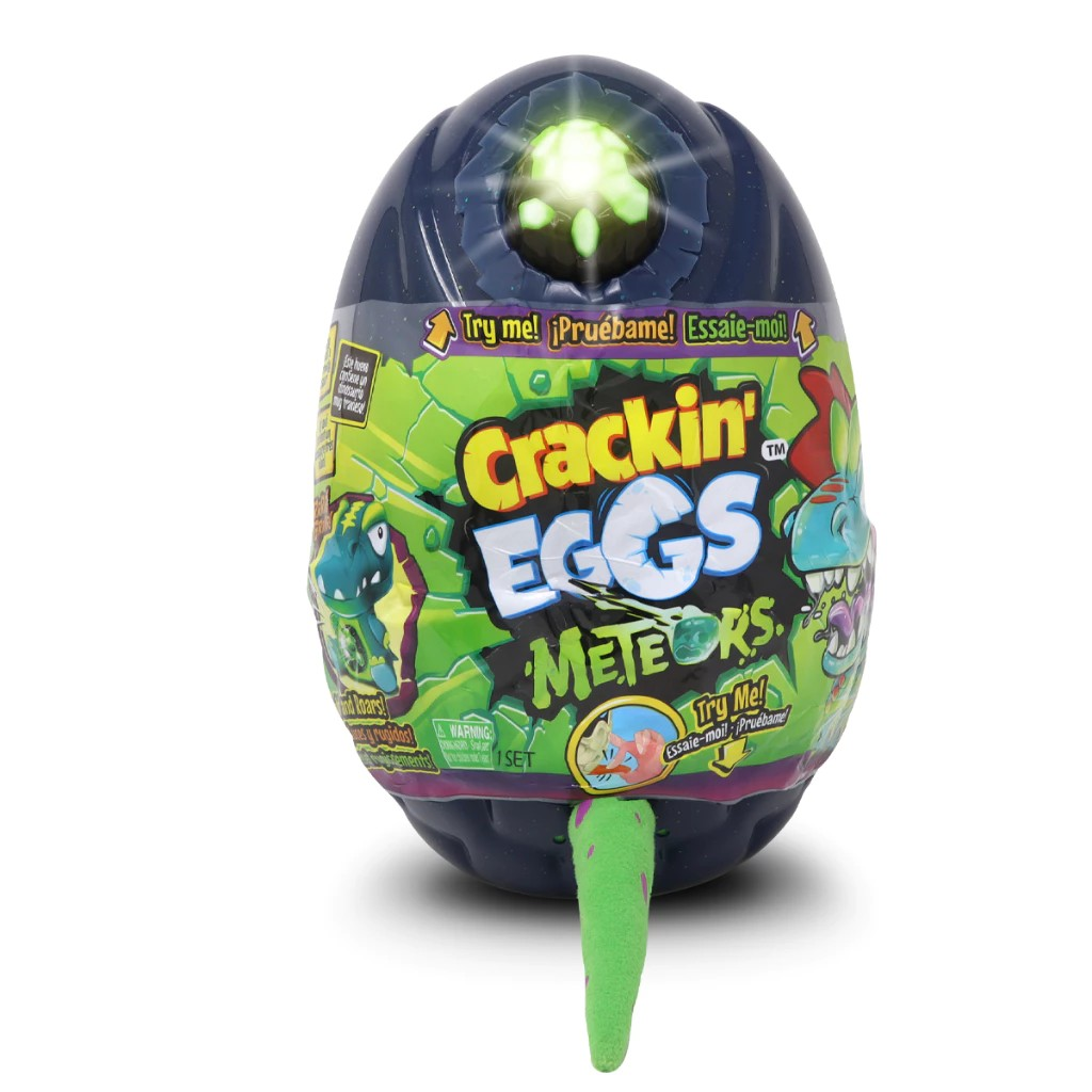 Crackin Eggs Meteor Dino - Mainan Telur Boneka Karakter Dinosaurus