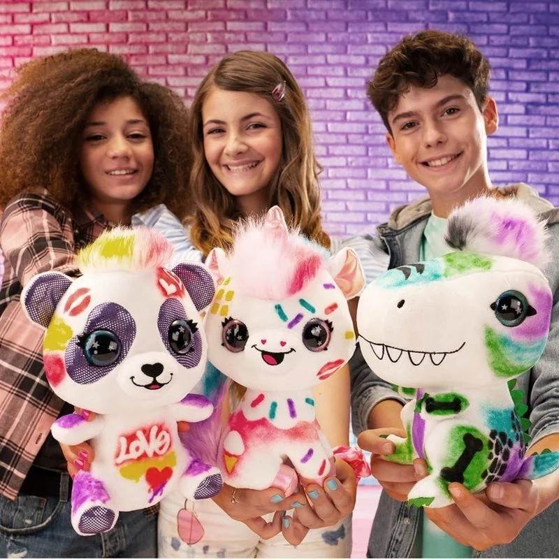 Canal Toys Airbrush Plush Panda - Mainan Edukasi Anak Mewarnai Boneka Panda