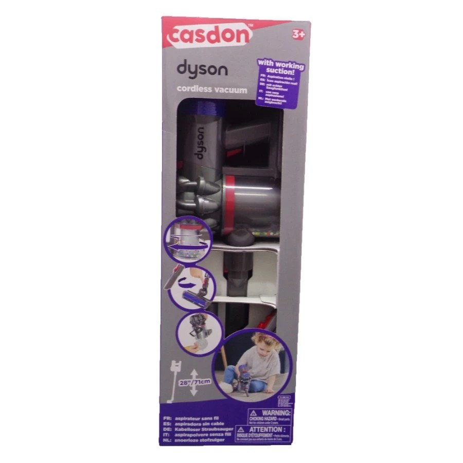Dyson By Casdon Cordles Vacuum Toys - Mainan Anak Vakum Pembersih Rumah