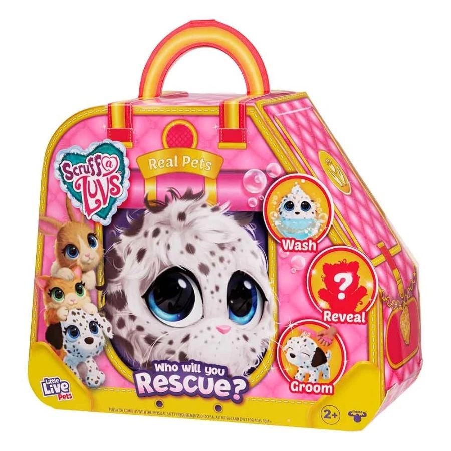 Scruff A Luvs Little Live SAL S10 Real Pets - Mainan Suprise Boneka Hewan Peliharaan