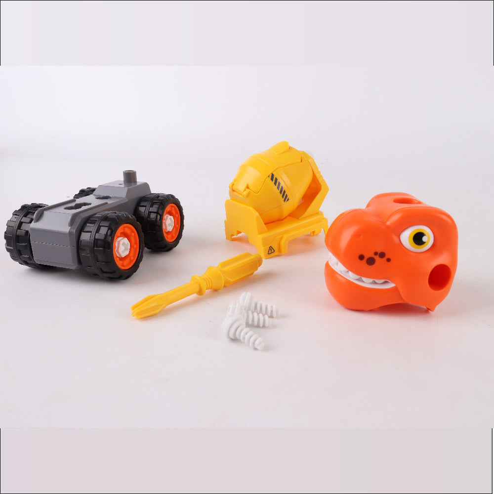Okiedog Mini DIY Dino Truck - Mainan Bongkar Pasang Edukasi Anak