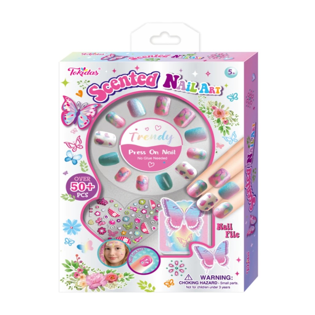 Tokidas Nail Art Collection - Mainan Aksesoris Kuku Palsu Anak