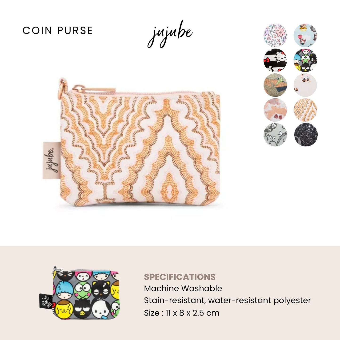 Jujube Coin Purse - Mini Pouch - Dompet Kartu - Dompet Koin
