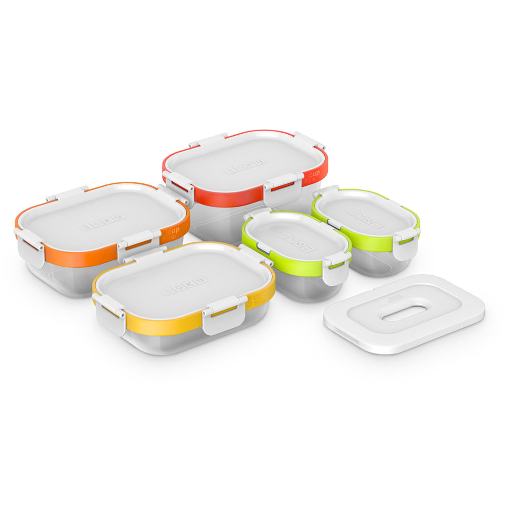Zoku Neat Stack - Tempat Bekal, Tempat Makanan Sisa, Tempat Makanan Instant
