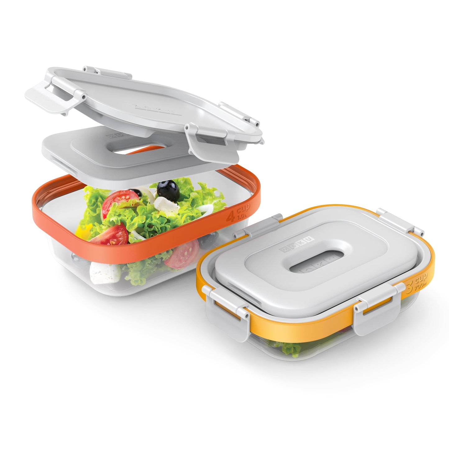 Zoku Neat Stack - Tempat Bekal, Tempat Makanan Sisa, Tempat Makanan Instant