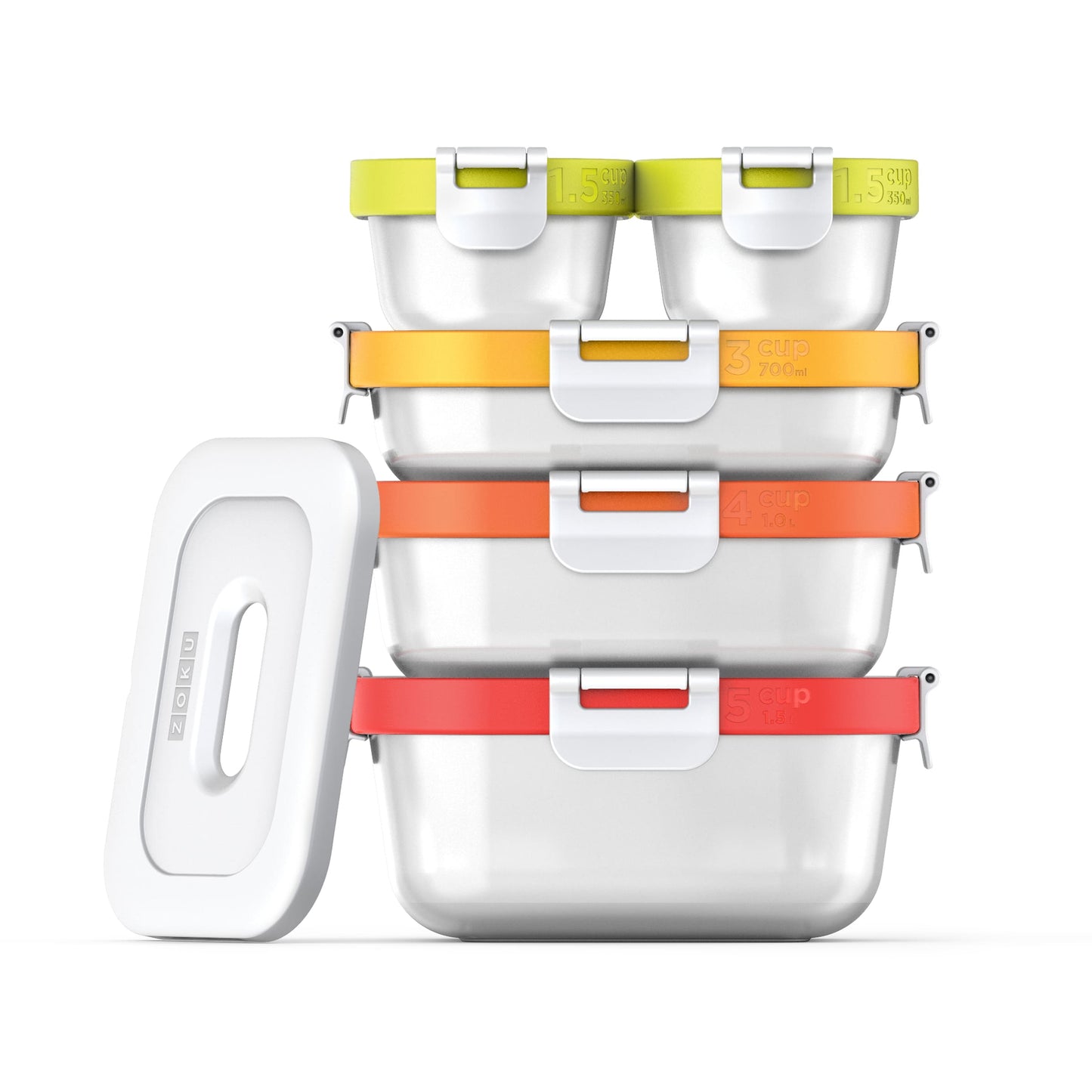 Zoku Neat Stack - Tempat Bekal, Tempat Makanan Sisa, Tempat Makanan Instant