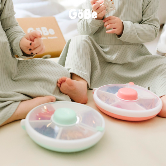 GoBe Kids Original Snack Spinner - Tempat Camilan Anak Premium - Snack Putar - Wadah Snack Anak - Snack Container Anti Tumpah