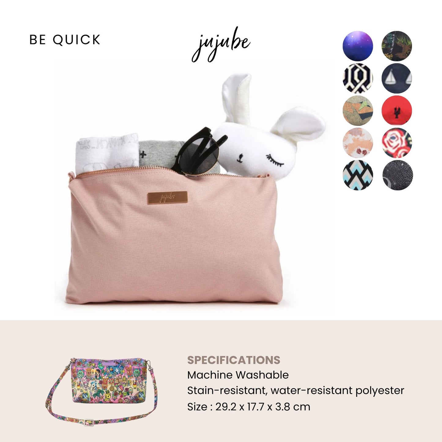 Jujube Be Quick - Pouch Diaper Bag Aksesoris