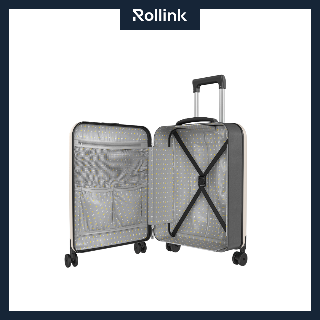 Rollink Flex 360 Spinner 21 - Koper 4 Roda 21 Inch - Koper Compact Lipat