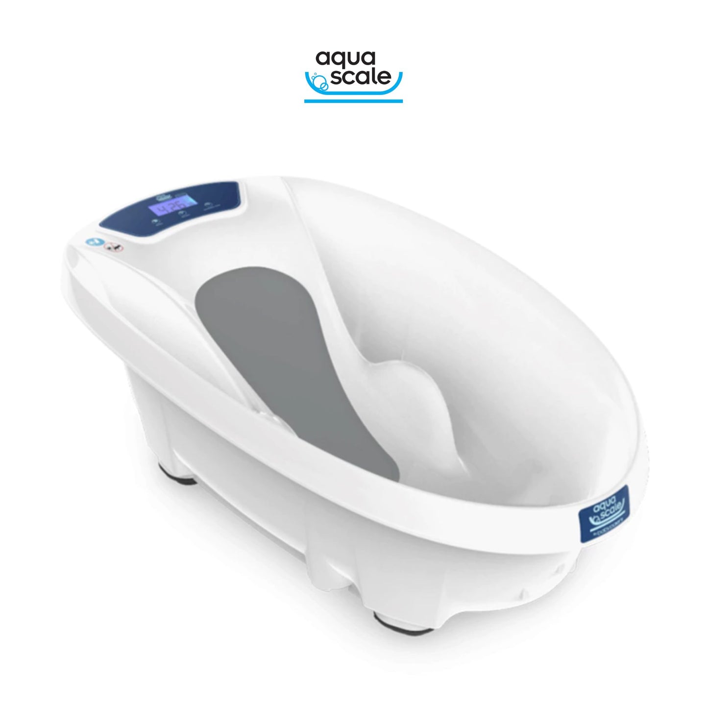 AquaScale 3in1 – Bak Mandi Bayi Digital + Timbangan & Termometer