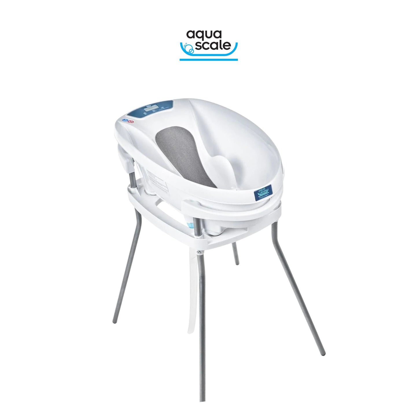 AquaScale 3in1 – Bak Mandi Bayi Digital + Timbangan & Termometer