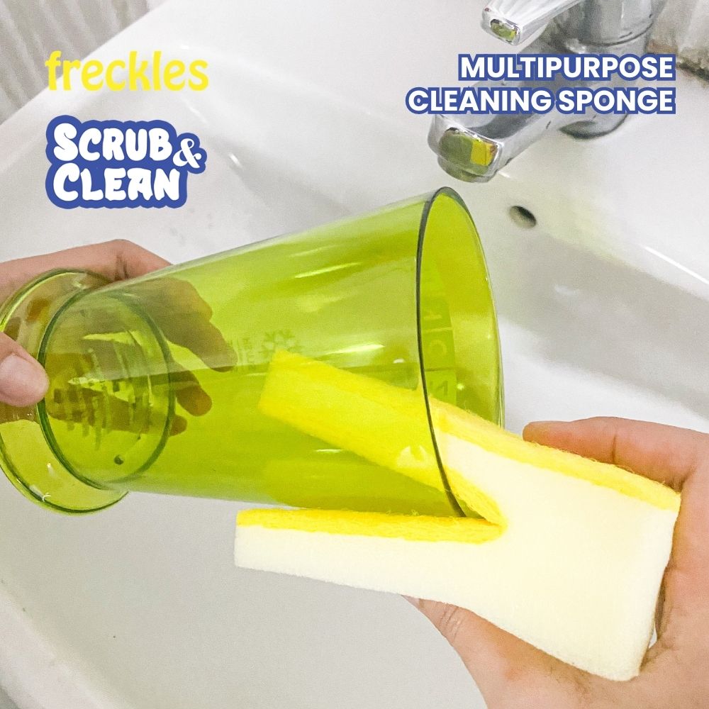 Freckles Cleaning Sponge - Yellow