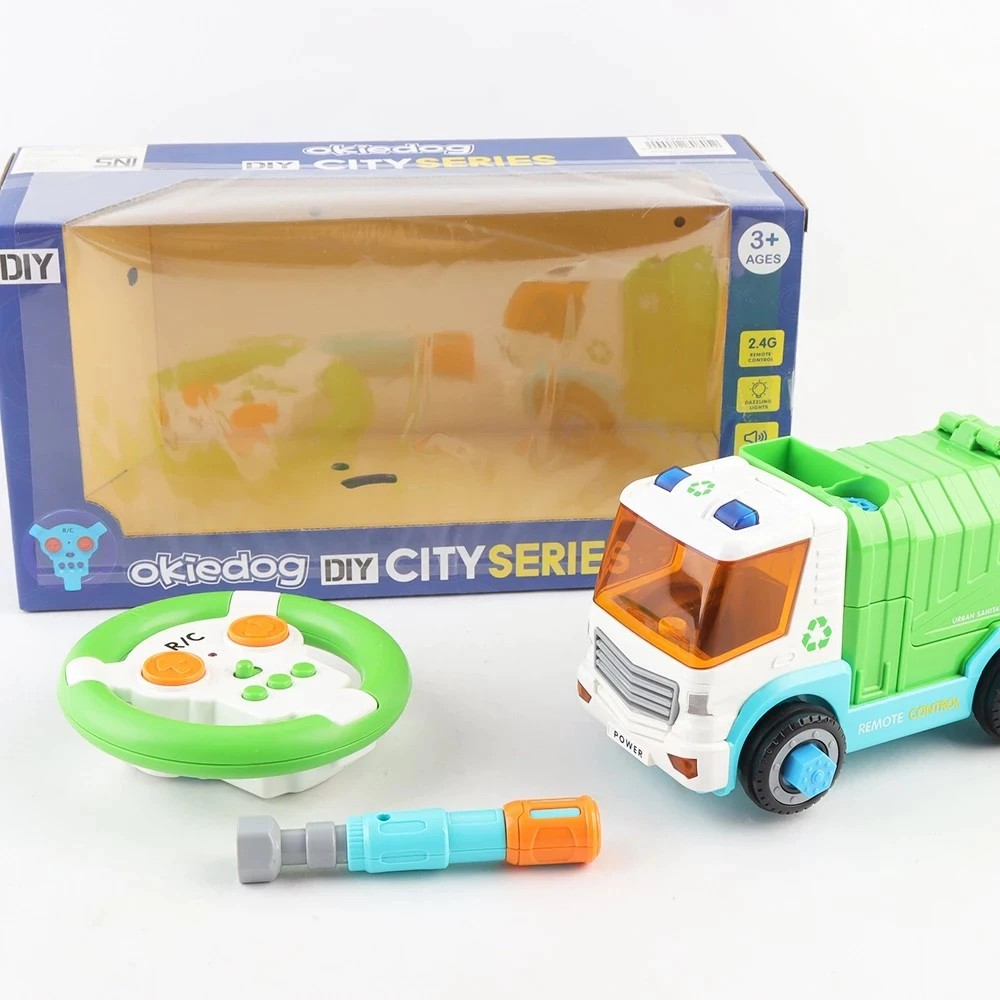 Okiedog DIY RC City Series - Mainan Edukasi Anak Bongkar Pasang