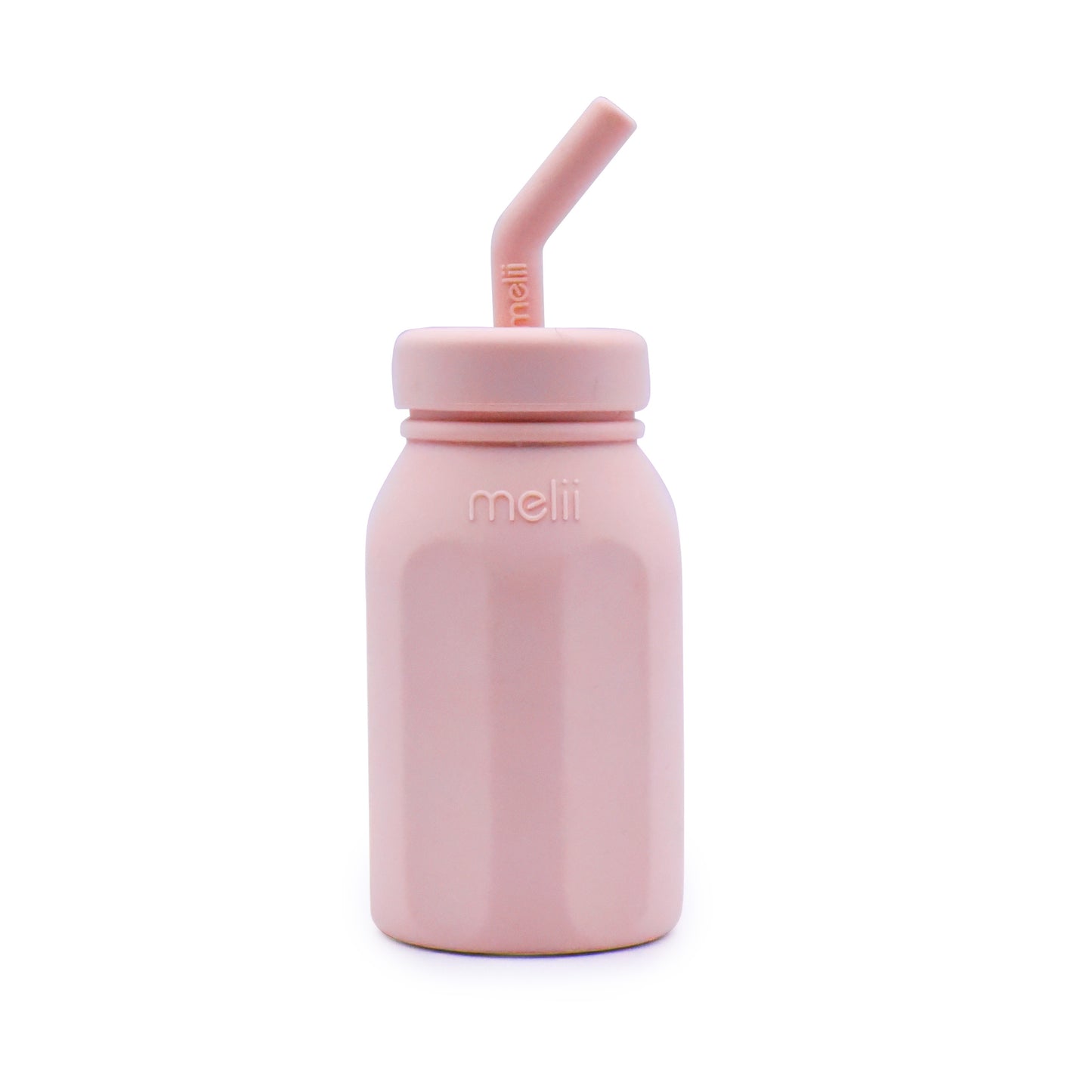 Melii Baby Silicone Straw Bottle - Botol minum sedotan silikon