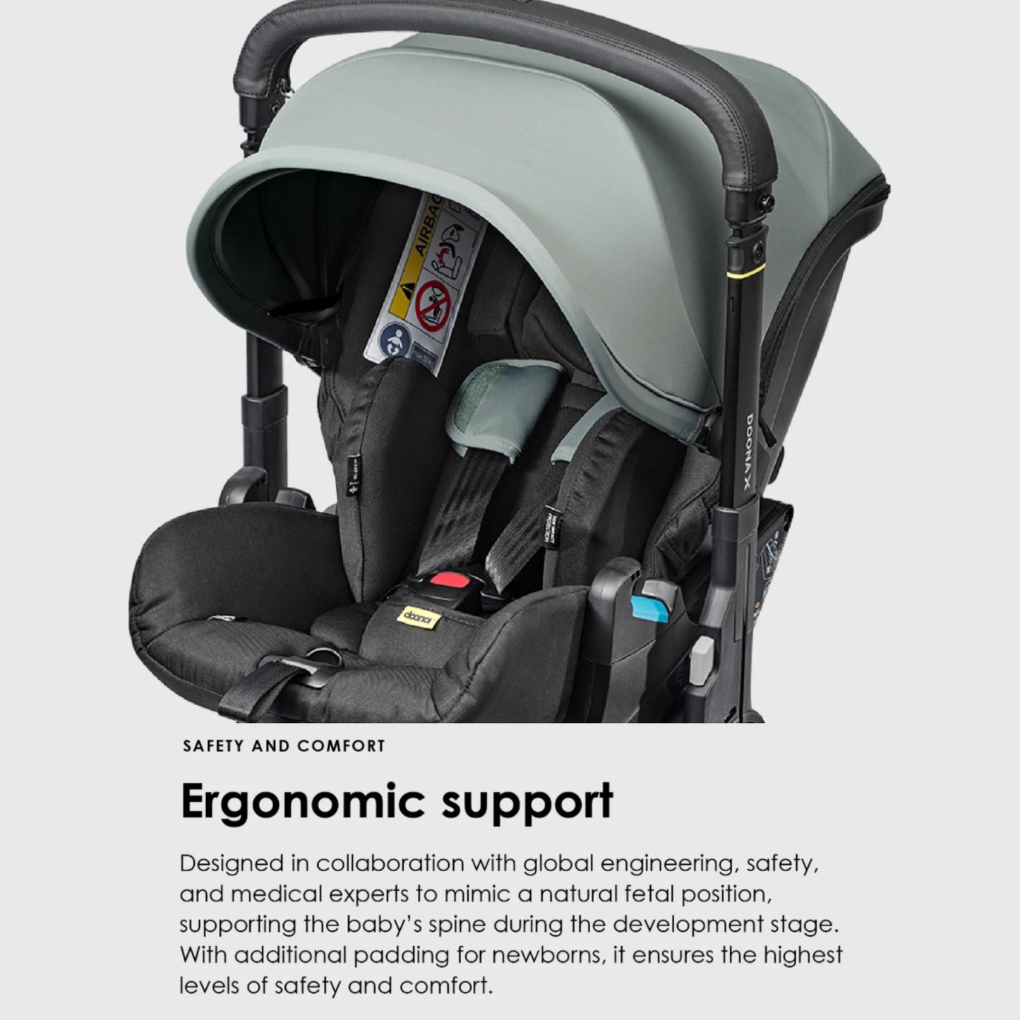 Doona X 2in1 Car Seat and Stroller - Kereta Dorong Bayi Premium & Nyaman