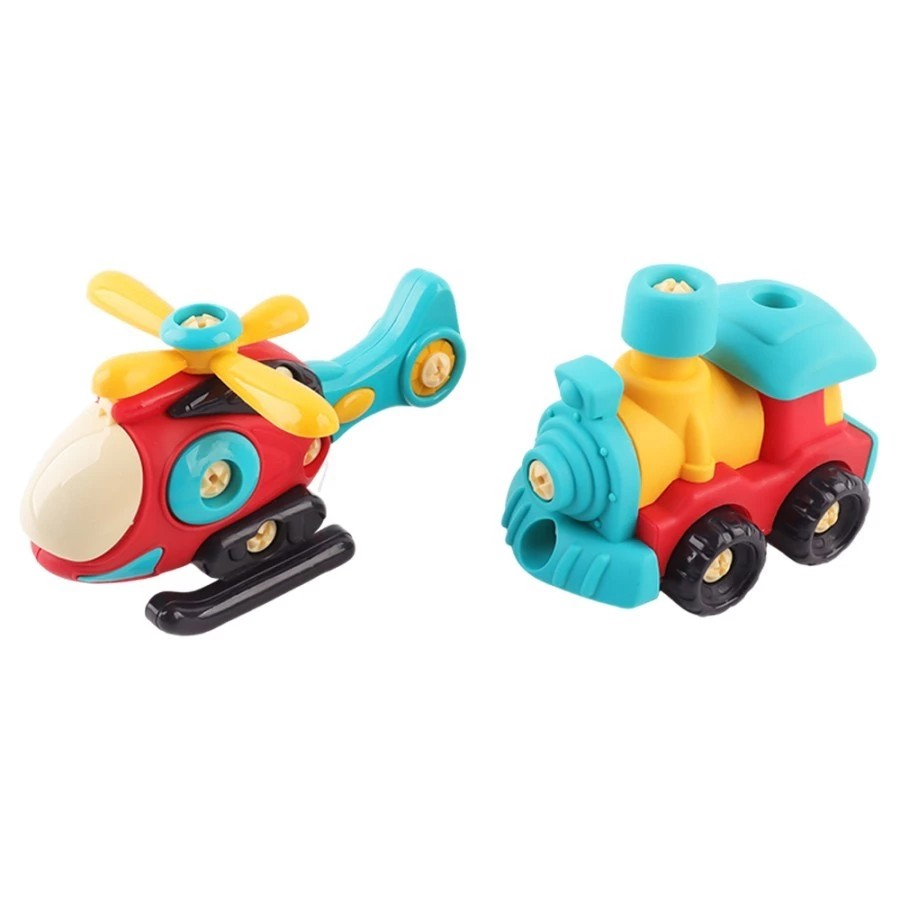 Okiedog DIY Transport Twin Pack - Mainan Edukasi Anak Bongkar Pasang