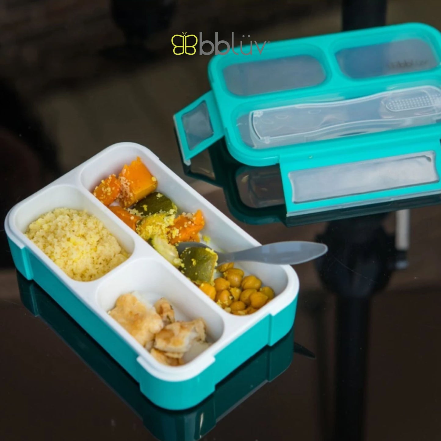 Bbluv Bento Complete Sealed Lunchbox - Kotak Makan Anak Anti Bocor