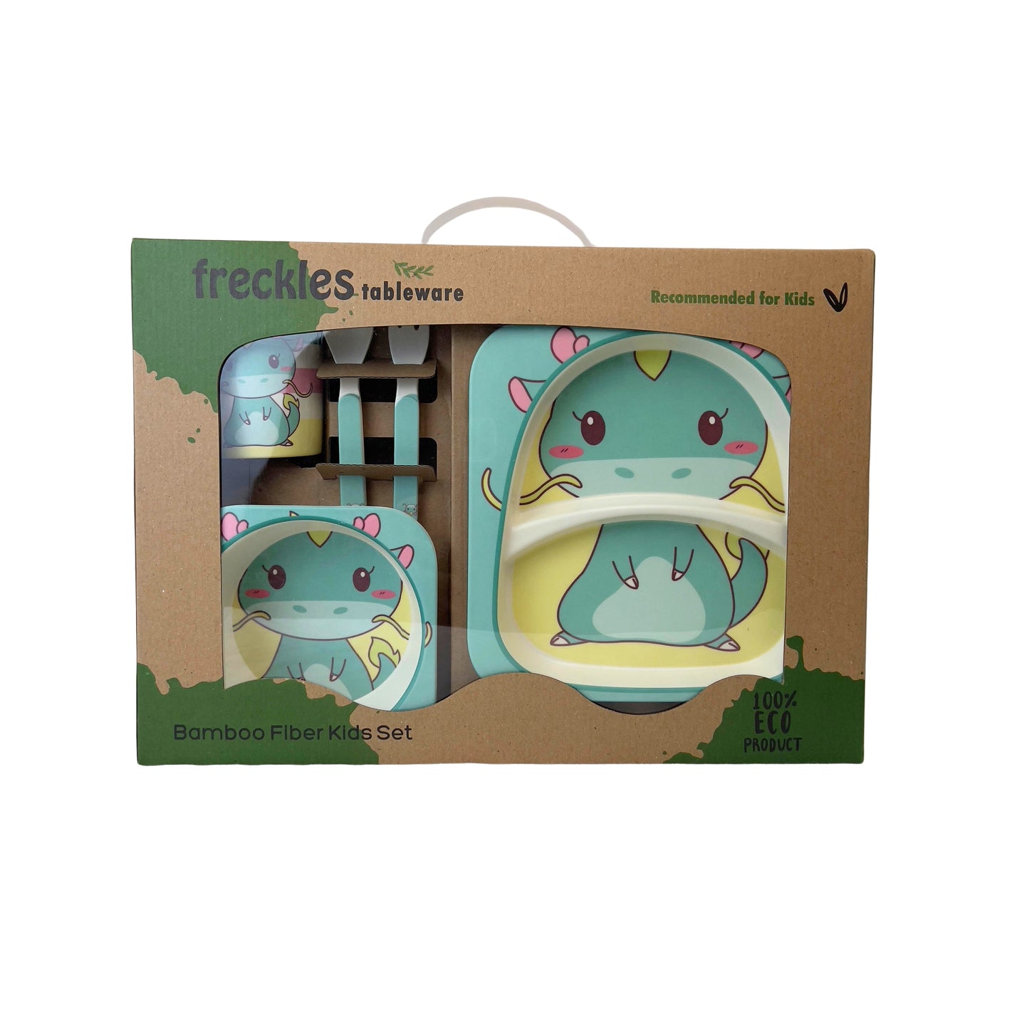 Freckles Bamboo Tableware Feeding Set 5in1