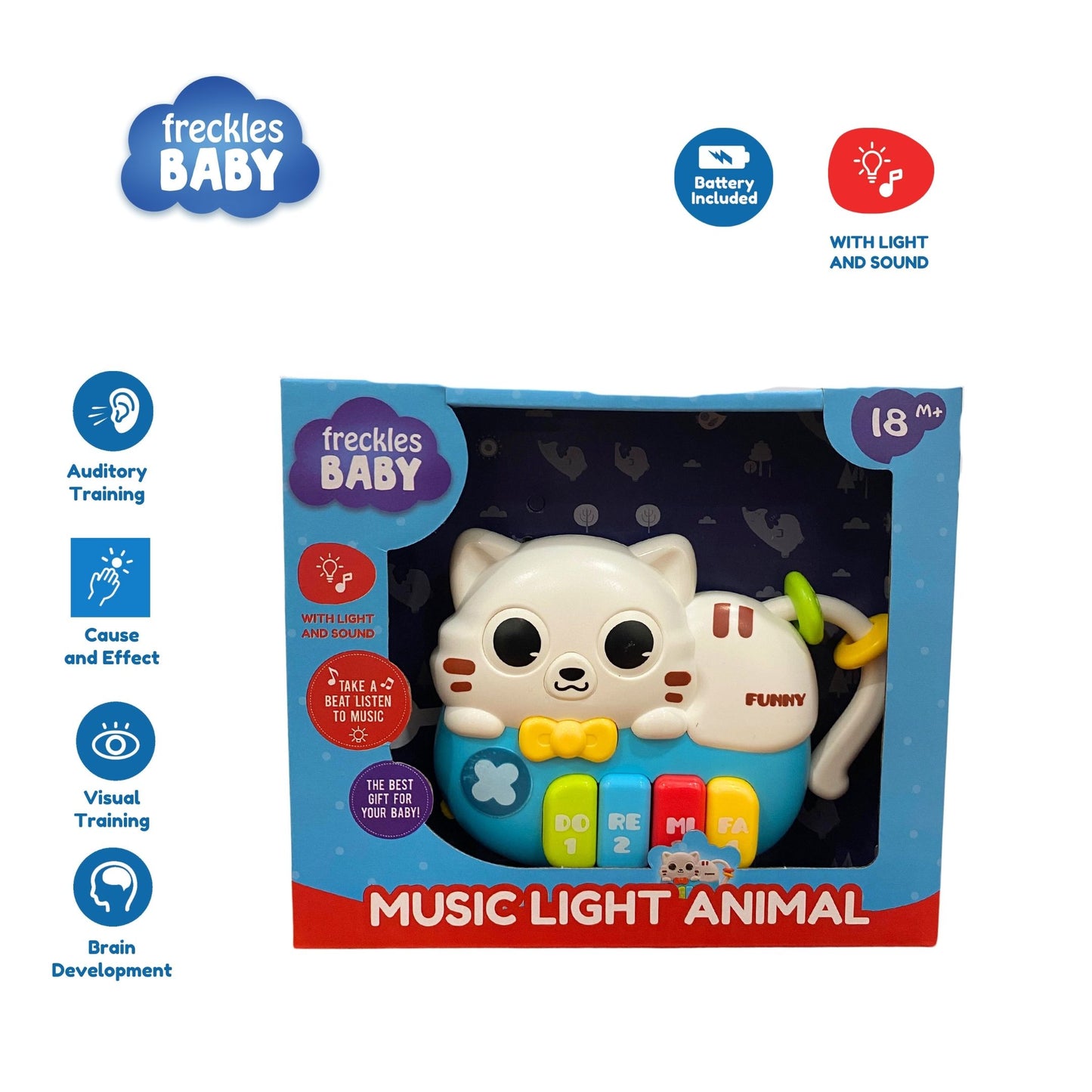 Freckles Baby Animal Piano with L&S