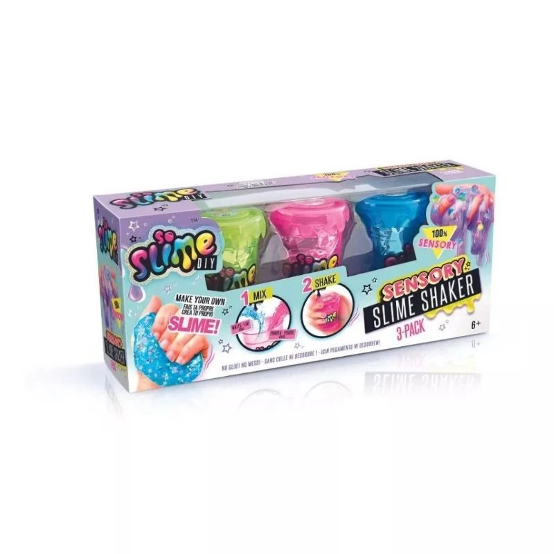 So Slime DIY Original Shaker 3 Pack - Mainan Slime Warna Warni