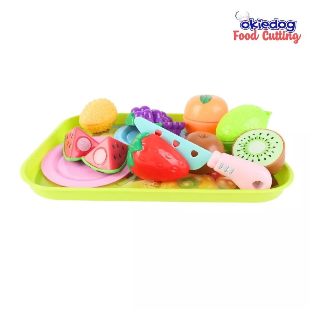 Okiedog Food Cutting - Mainan Buah & Sayur Potong Anak Perempuan