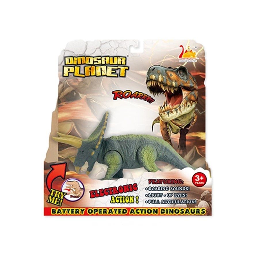 Dinosaur Planet Light & Sounds 20cm - Mainan Dinosaurus dengan Efek Lampu & Suara