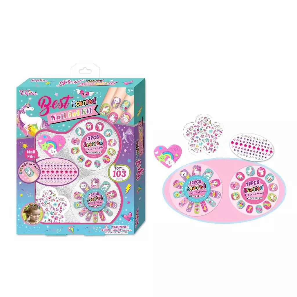 Tokidas Nail Art Collection - Mainan Aksesoris Kuku Palsu Anak