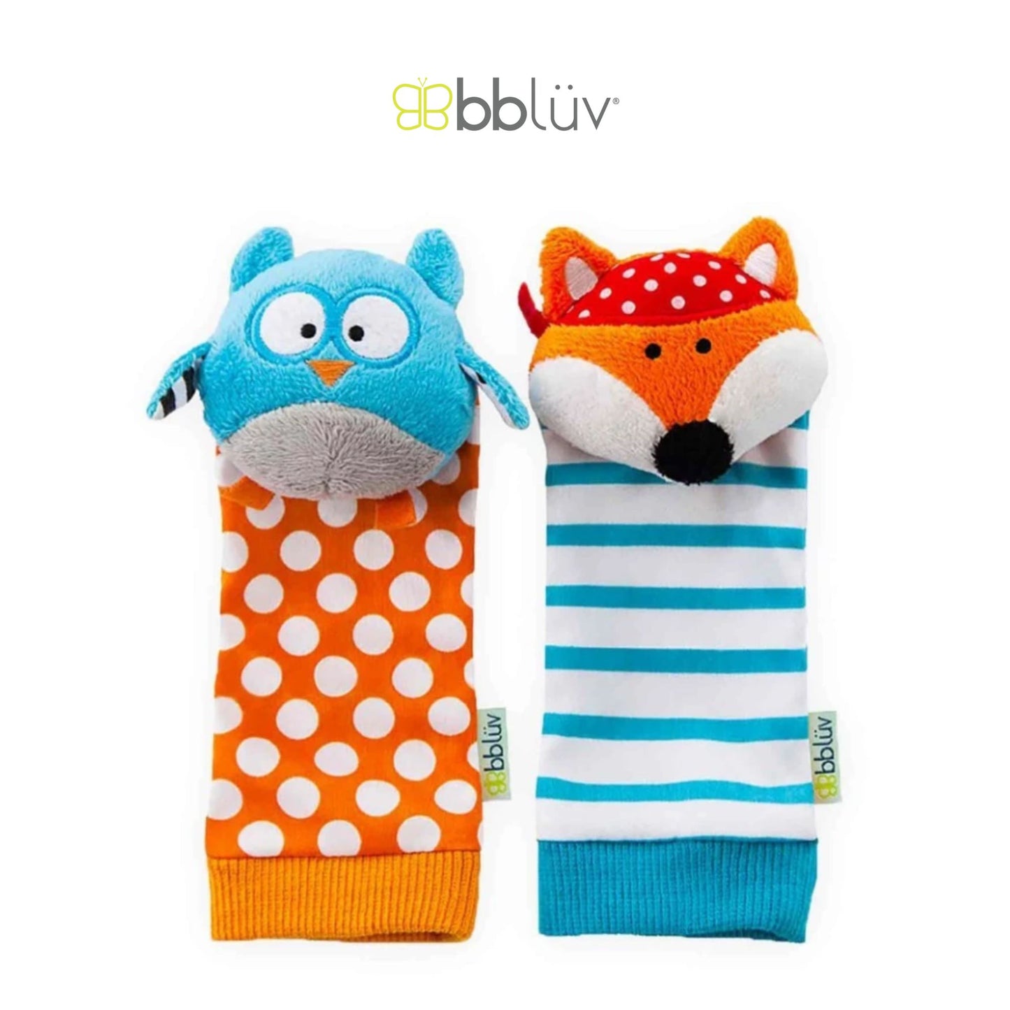 BBLUV Duo Rattle Baby Socks - Kaos Kaki dan Mainan Bayi