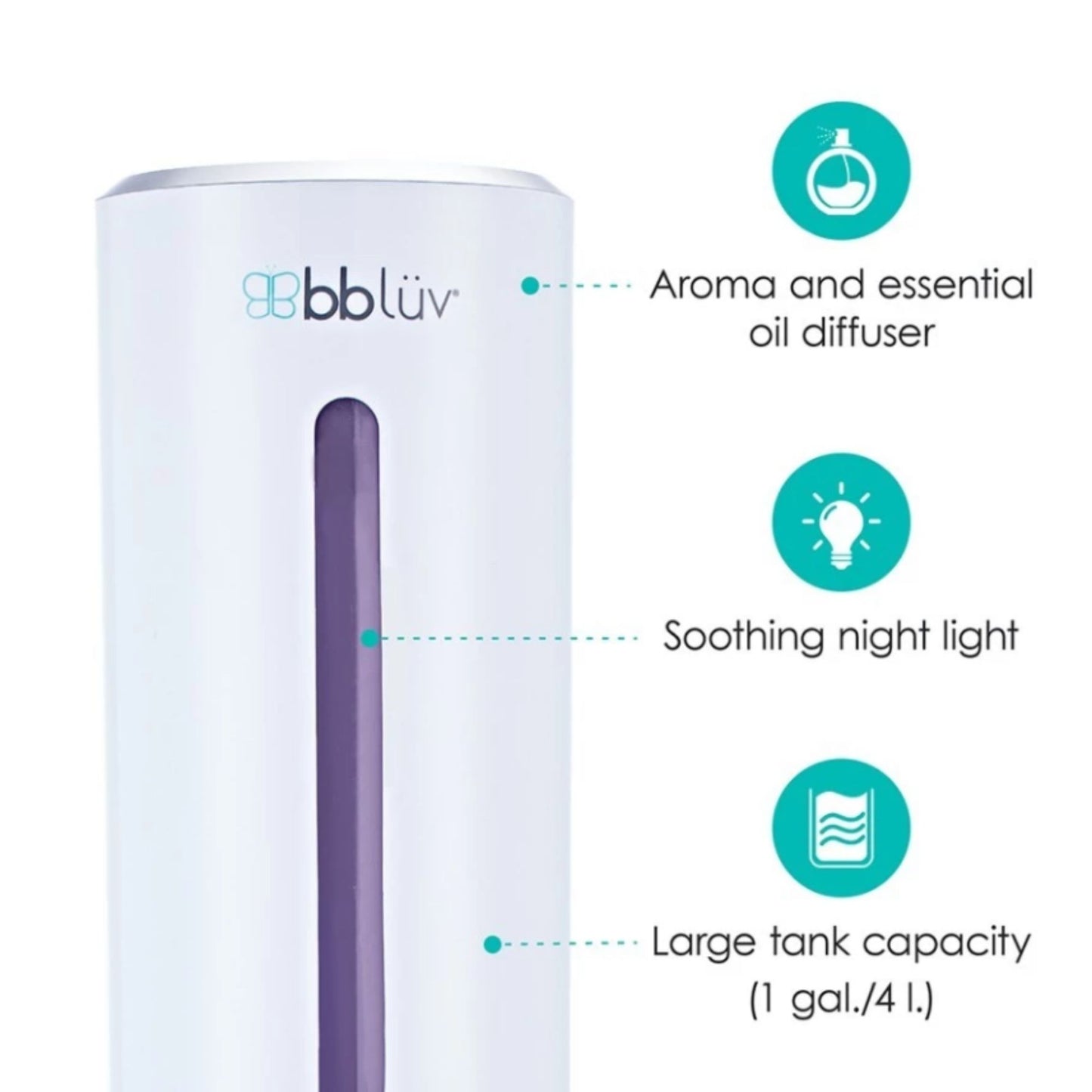 Bbluv Umi 4in1 Ultrasonic Humidifier & Air Purifier - Pelembab dan Pembersih Udara