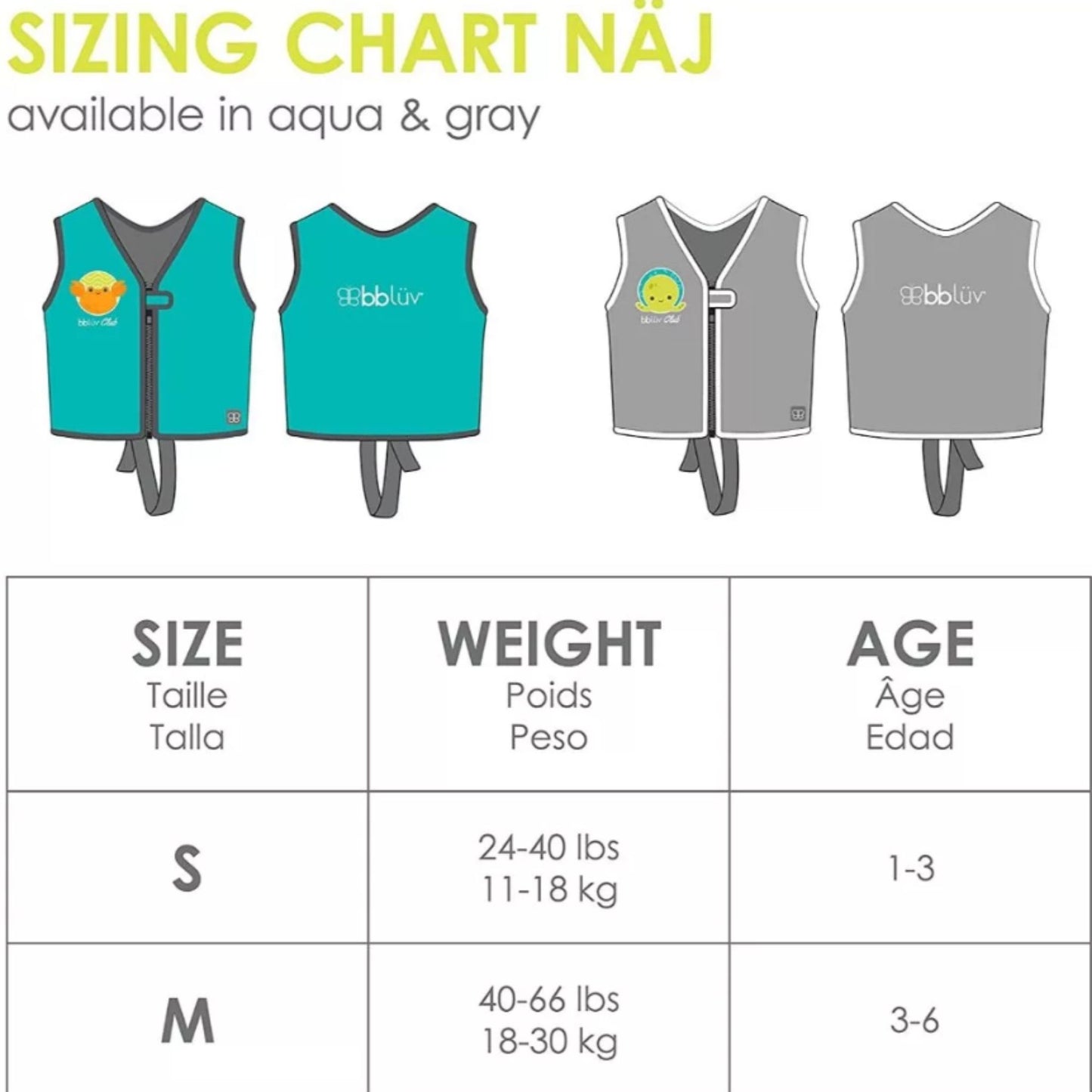 Bbluv Naj Neoprene Swim Vest - Baju Pelampung Anak