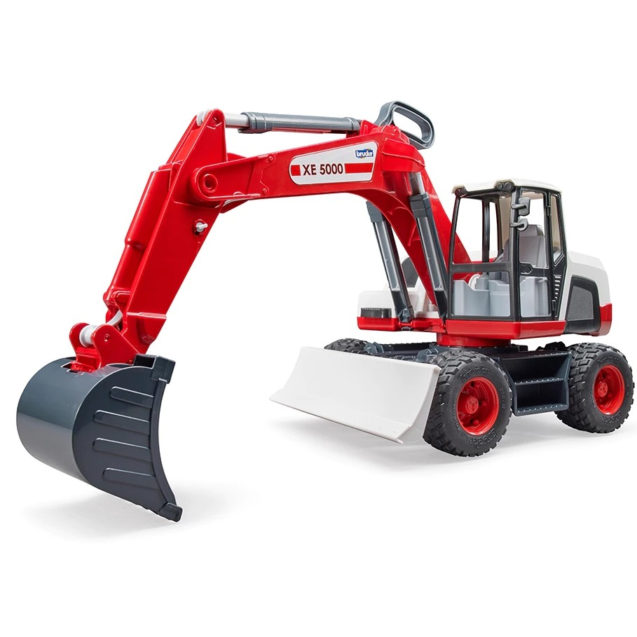 Bruder 3411 Truck Excavator - Mainan Miniatur Truk Konstruksi Alat Berat