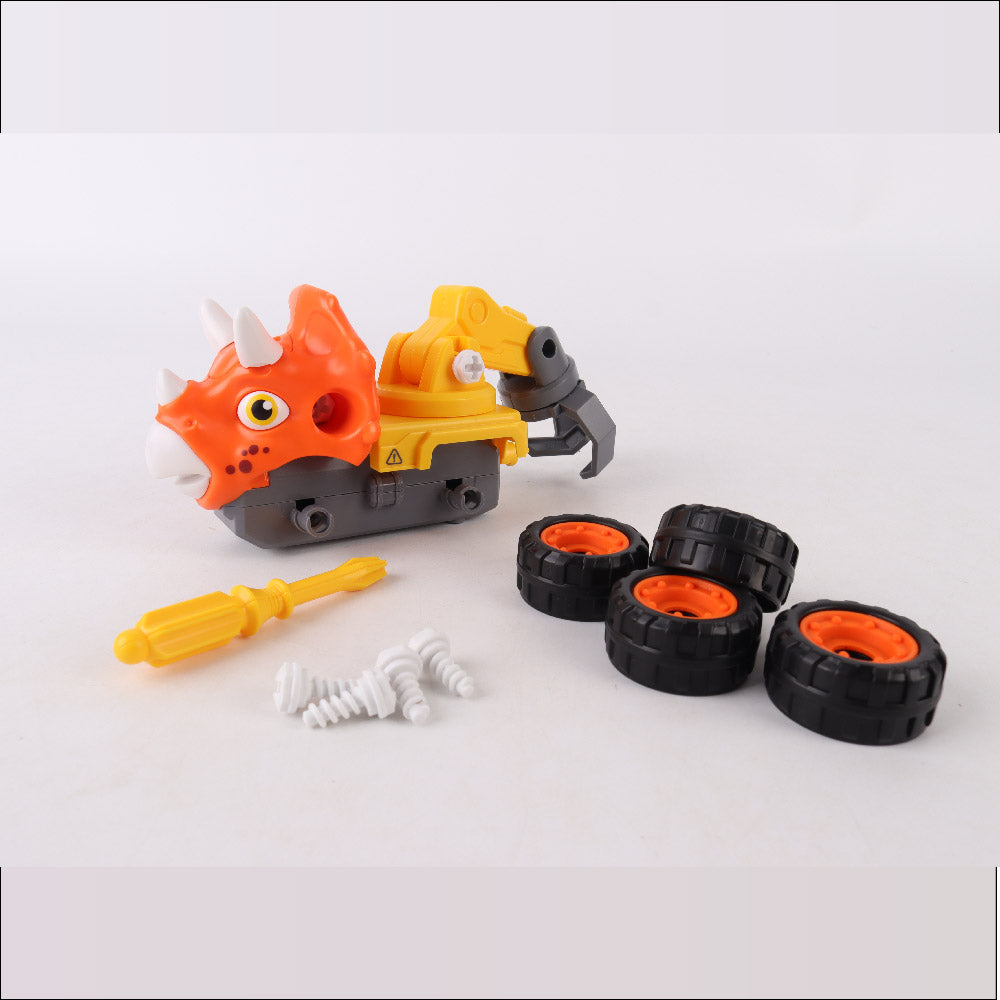 Okiedog Mini DIY Dino Truck - Mainan Bongkar Pasang Edukasi Anak