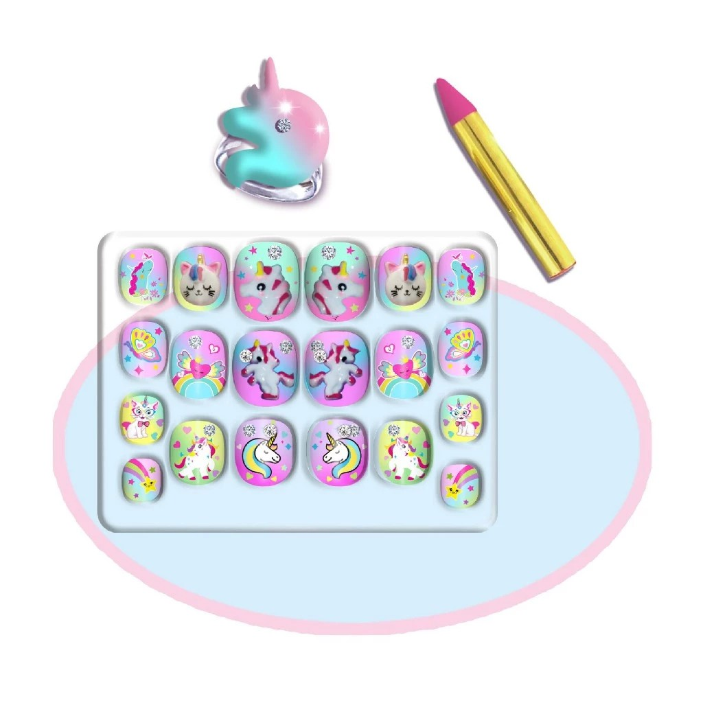 Tokidas Nail Art Collection - Mainan Aksesoris Kuku Palsu Anak