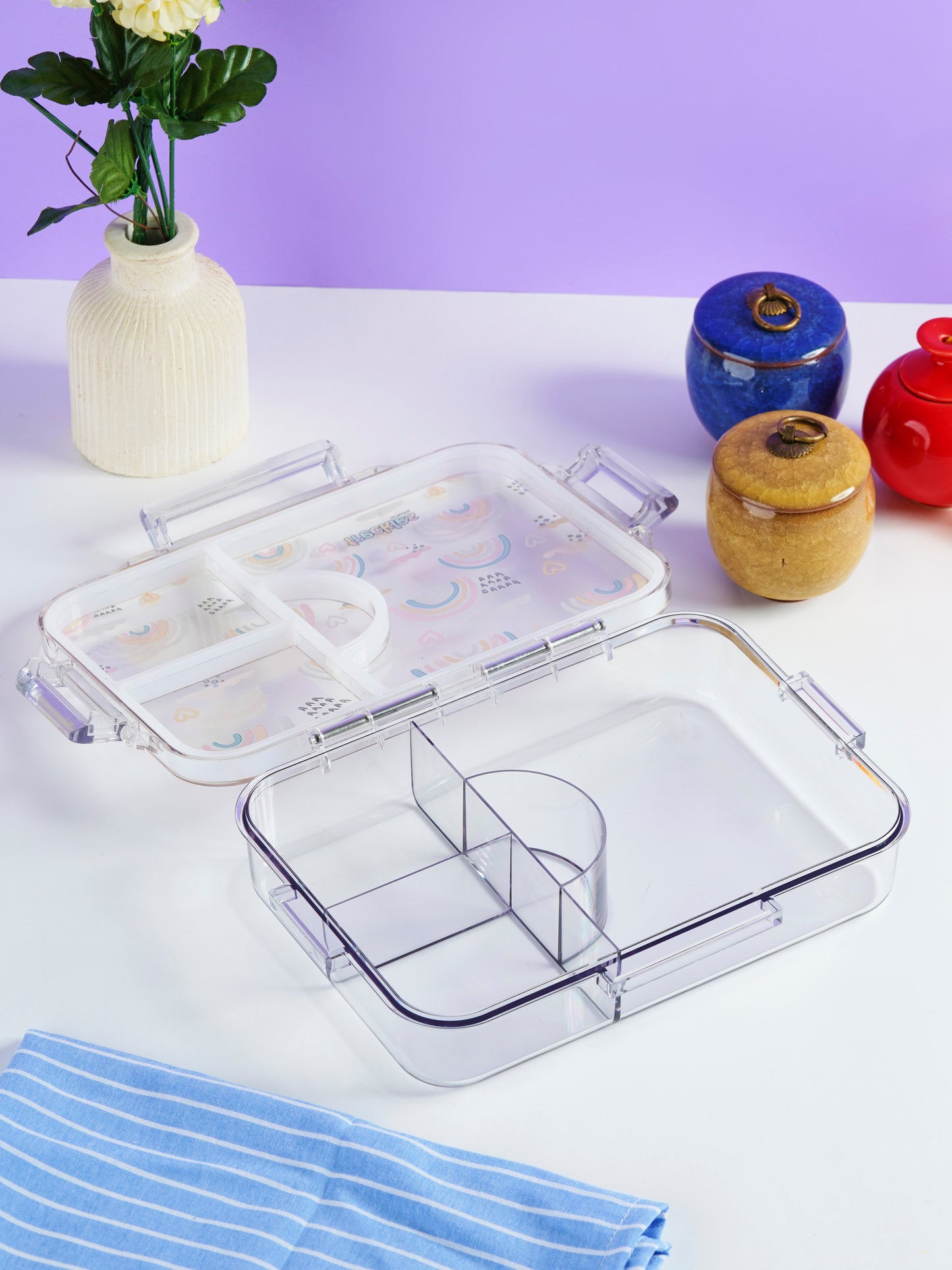 Freckles Clear Lunch Box