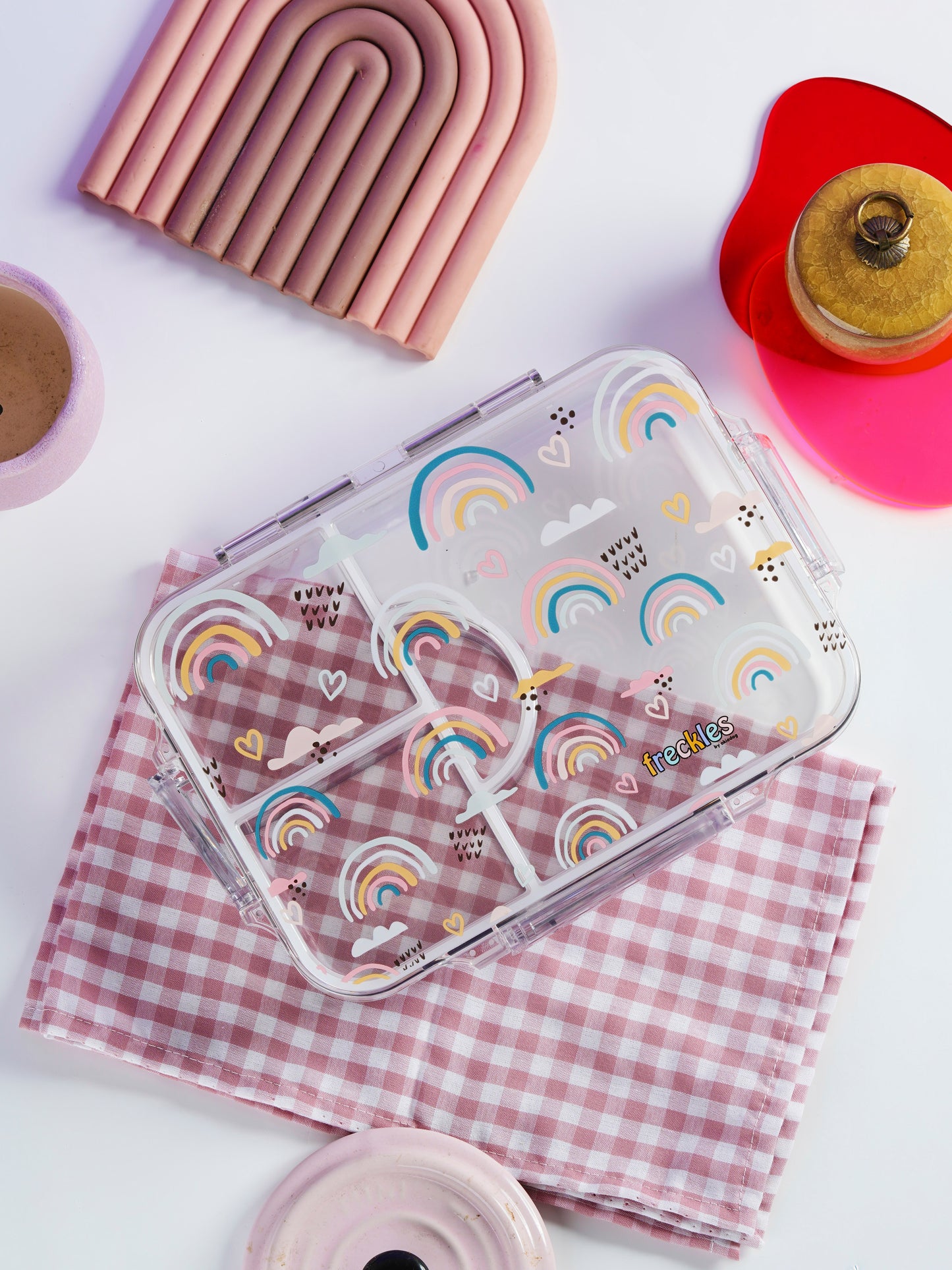 Freckles Clear Lunch Box
