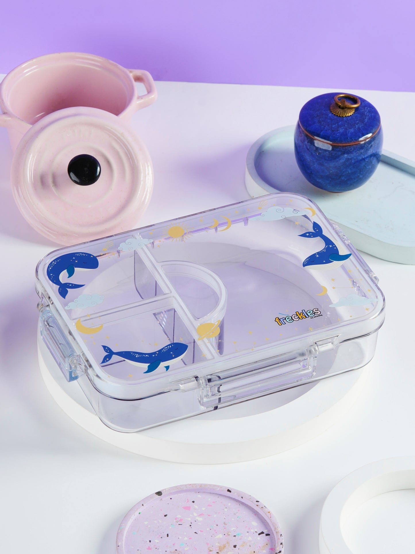 Freckles Clear Lunch Box