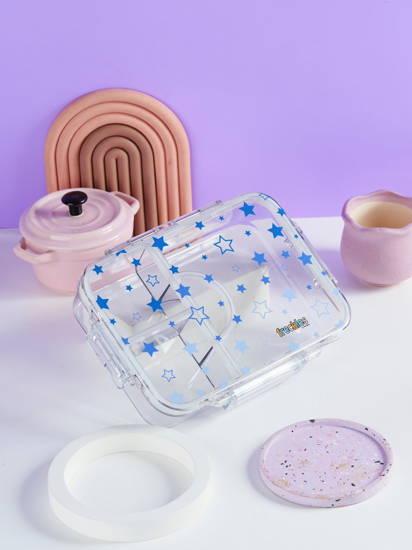 Freckles Clear Lunch Box