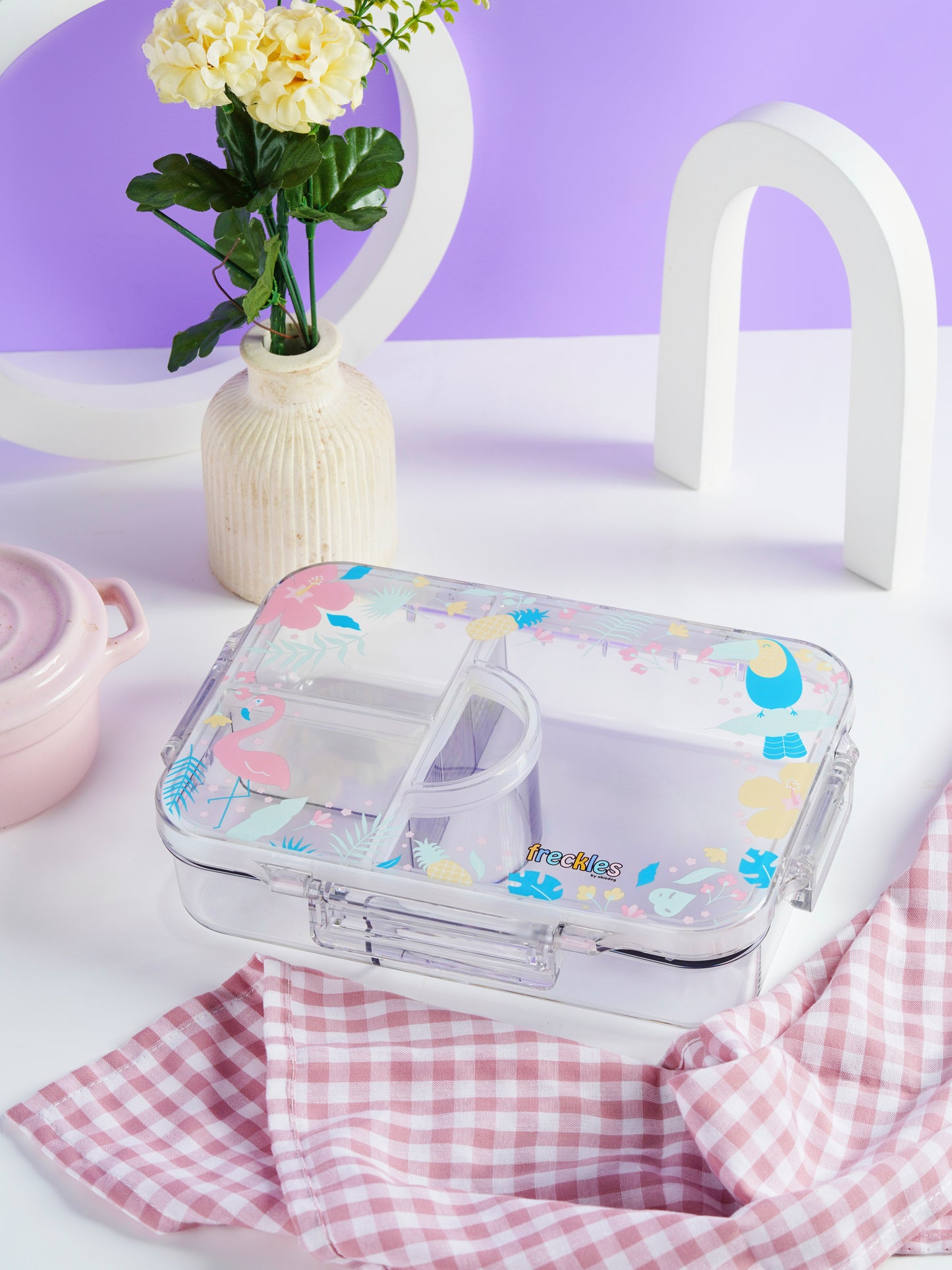 Freckles Clear Lunch Box