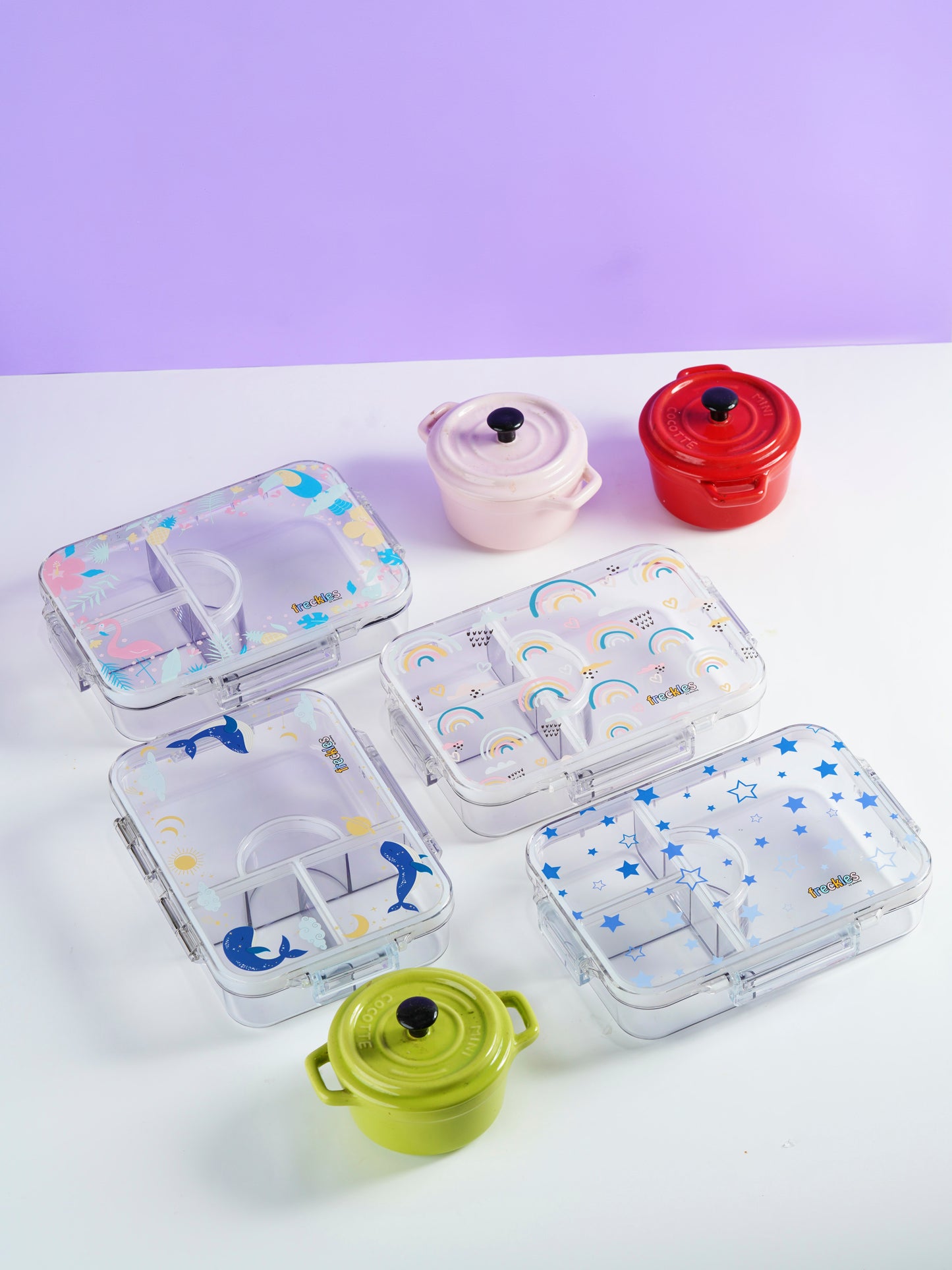 Freckles Clear Lunch Box