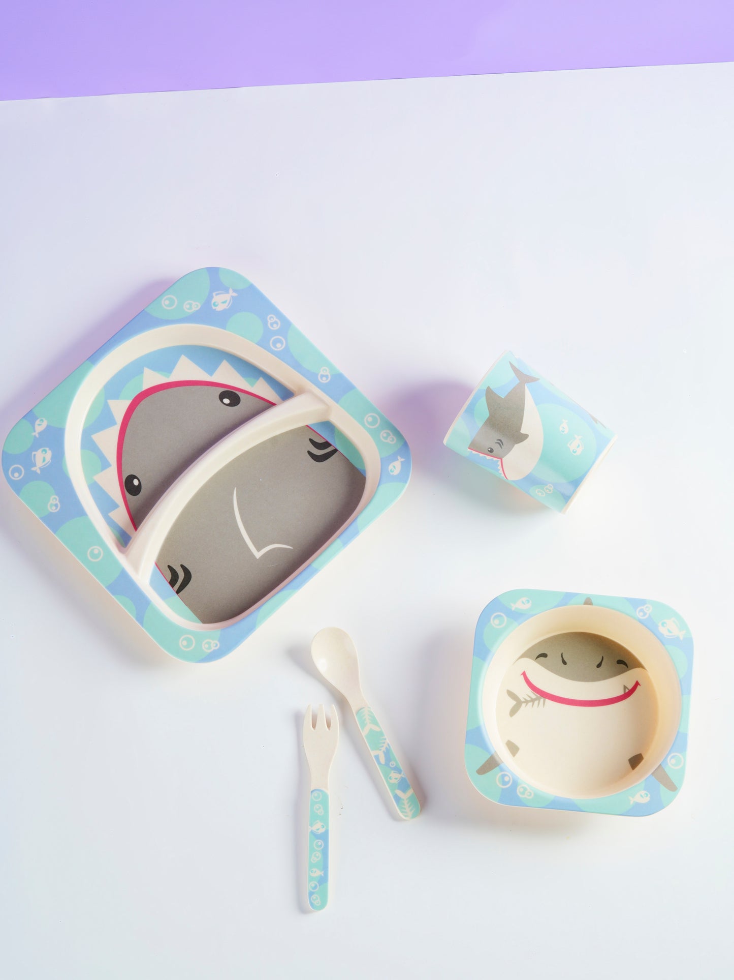 Freckles Bamboo Tableware Feeding Set 5in1