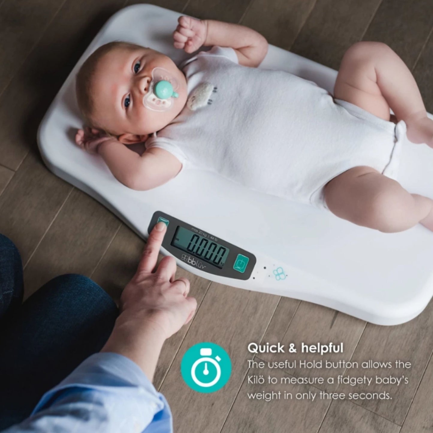 Bbluv Kilö Digital Baby Scale - Timbangan Bayi Digital