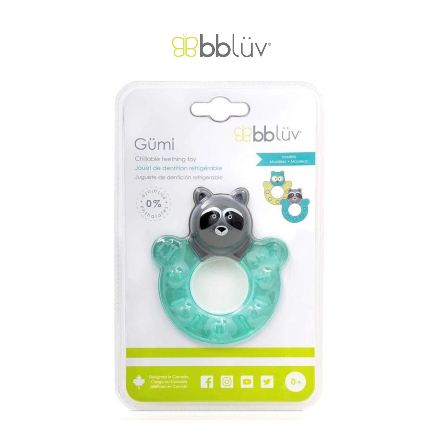 Bbluv Gumi Chillable Teething Toy - Mainan Gigit Bayi untuk Meredakan Nyeri Gigi