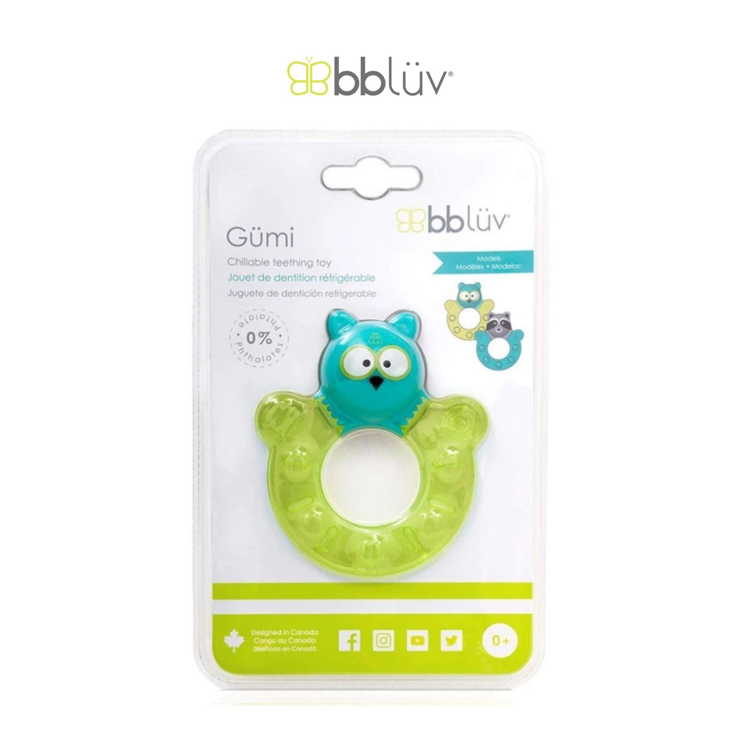 Bbluv Gumi Chillable Teething Toy - Mainan Gigit Bayi untuk Meredakan Nyeri Gigi
