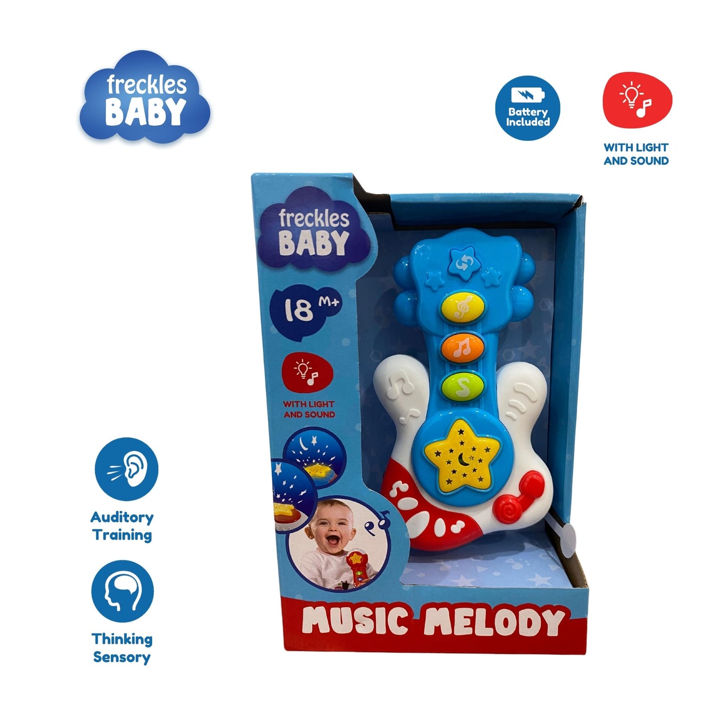 Freckles Baby Smart Toys with Light/Music and Projection