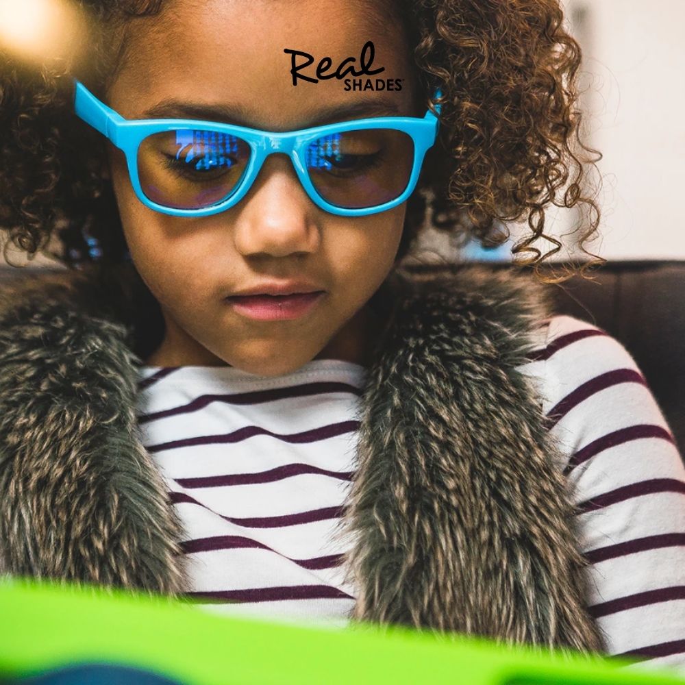 Real Shades Screen Shades Classic - Kacamata Anti Radiasi Layar Hp TV Pc Untuk Anak Dan Dewasa