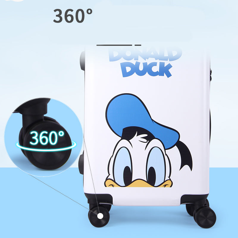 Mesuca Donald Duck Traveling Suitcase 20" - Koper Travel Disney Premium Tahan Banting