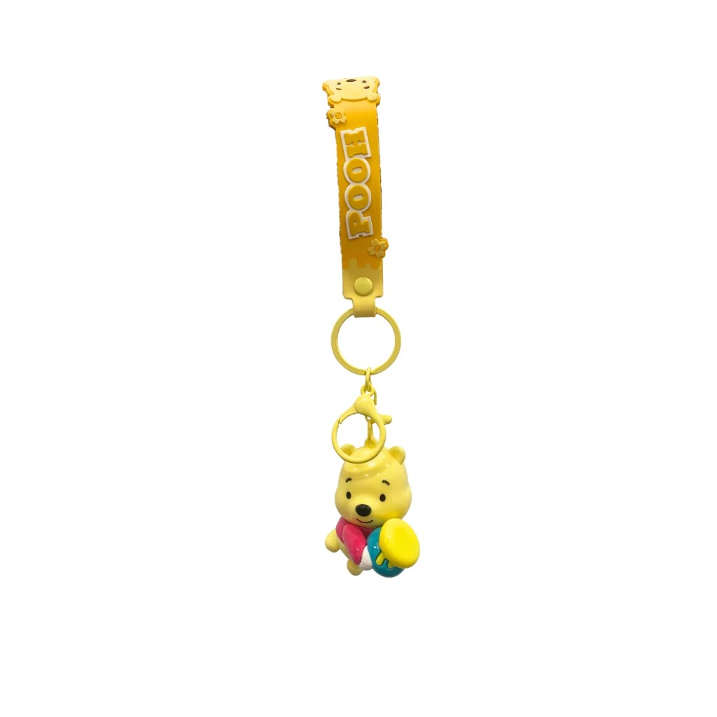 Mesuca Disney Key Chain Lotso, Winnie The Pooh, & Stitch - Gantungan Tas Premium