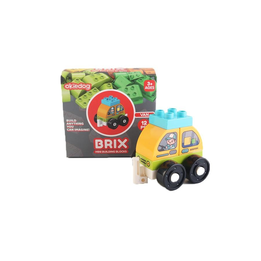Okiedog Brix Freight Car 12pcs - Okiedog Brix Freight Car 12pcs
