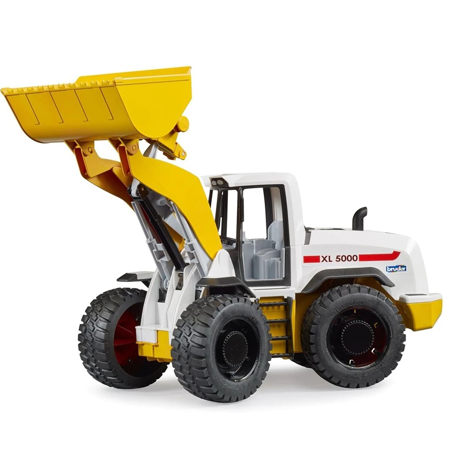 Bruder 3412 Wheel Loader - Mainan Miniatur Truk Pengangkat